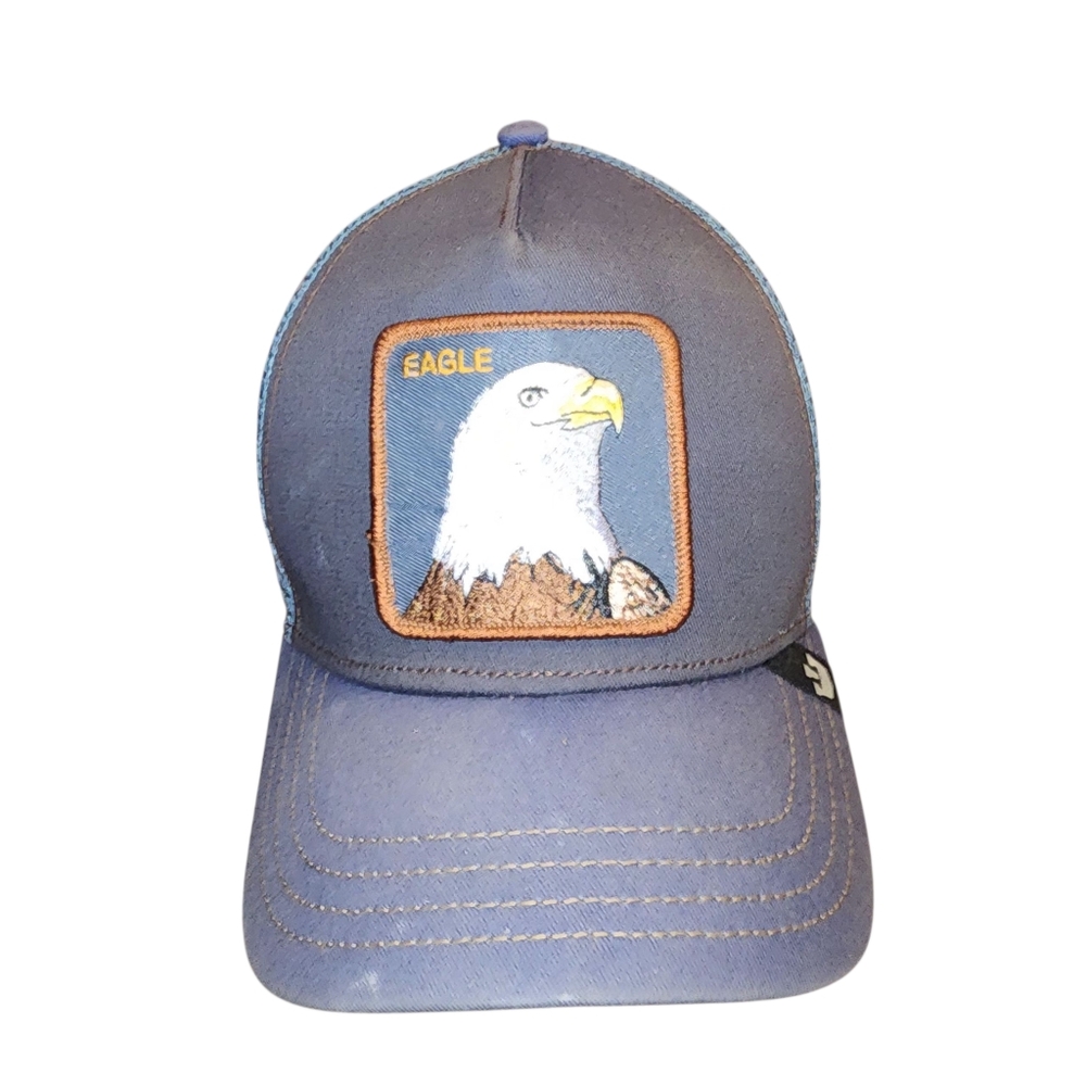 Source Unknown Blue Eagle Patch Hat - image 2